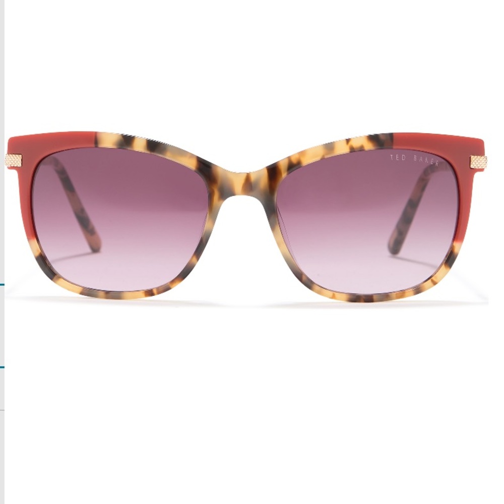 Ted Baker London 54mm Cat Eye Sunglasses In Tortoise - New! Authentic - Reemoly